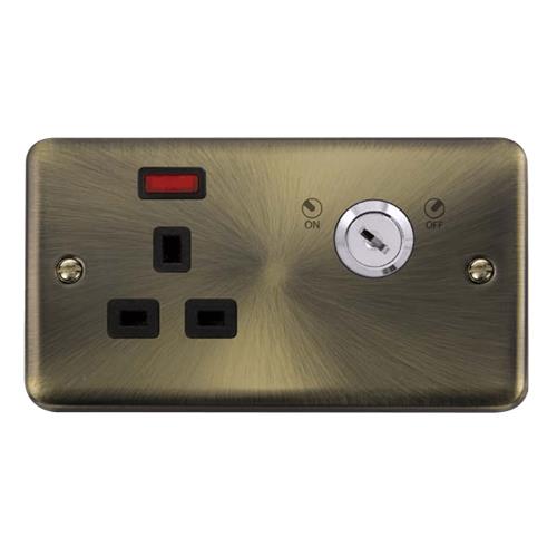 13A 1G DP LOCKABLE S