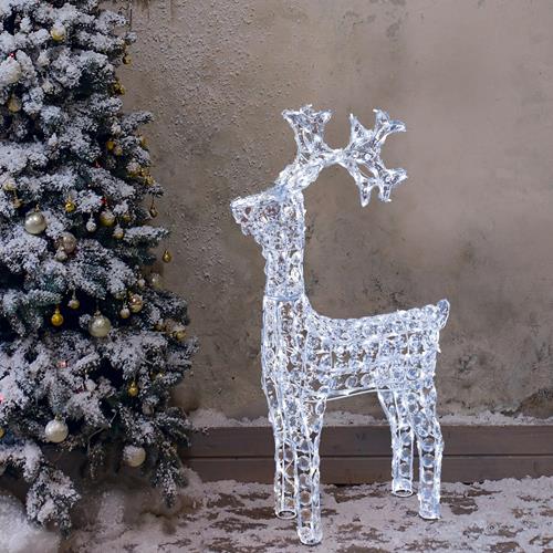 Reindeer decorated with Acrylic Crystals