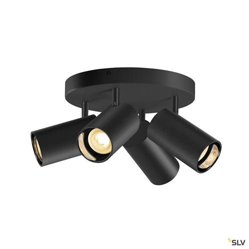 ASTO TUBE CW quadruple GU10 black