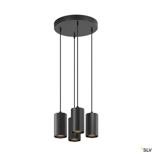 ASTO TUBE PD quadruble GU10 black