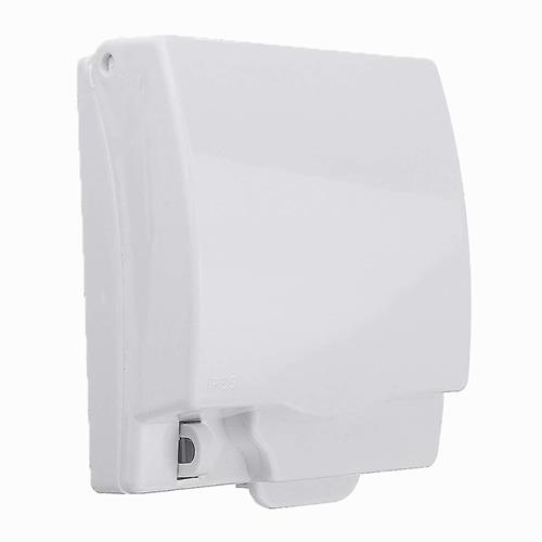 1G White LID IP55 WATERPROOF