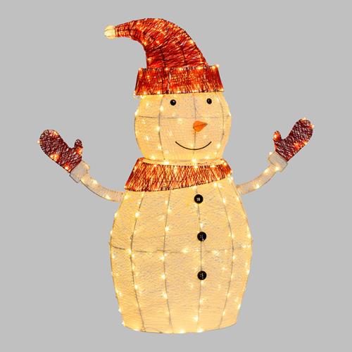 3D Snowman H100cm 270 TWO-TONE LED
