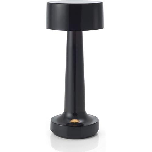 Paris Black Cordless Table Light 30K