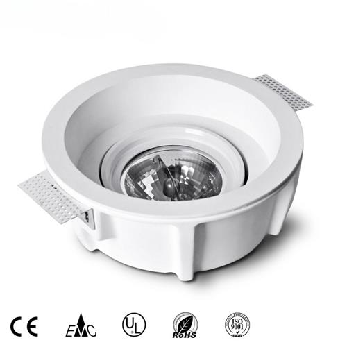 *REC PLASTER D/L RND 230DIAM X 186 AR111