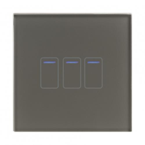 Crystal+ Touch WIFI Switch 240v 3G Grey