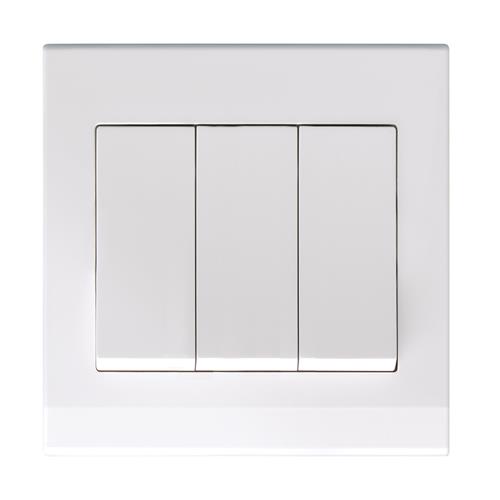 Simplicity Retractive Light Switch 3 Gan