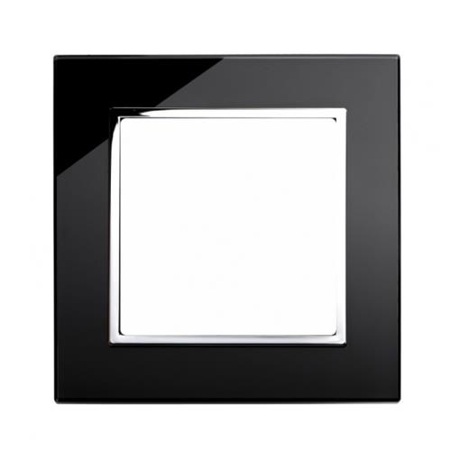 Crystal CT Blank Plate Black