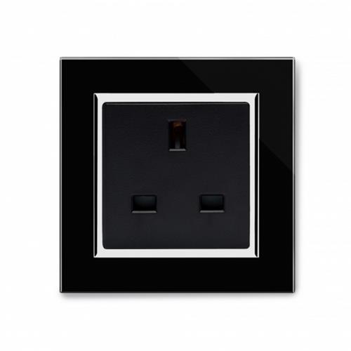Crystal CT 13A Single Unswitched Plug So