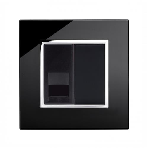 Crystal CT Tel BT Slave Socket Black