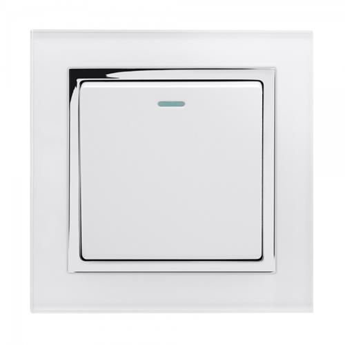 Crystal CT (Retractive) Light Switch 1G