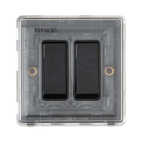 2 GANG SP 2 WAY 20A LARGE ROCKER SWITCH