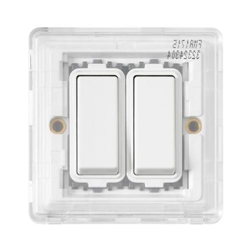 2 GANG SP 2 WAY 20A LARGE ROCKER SWITCH