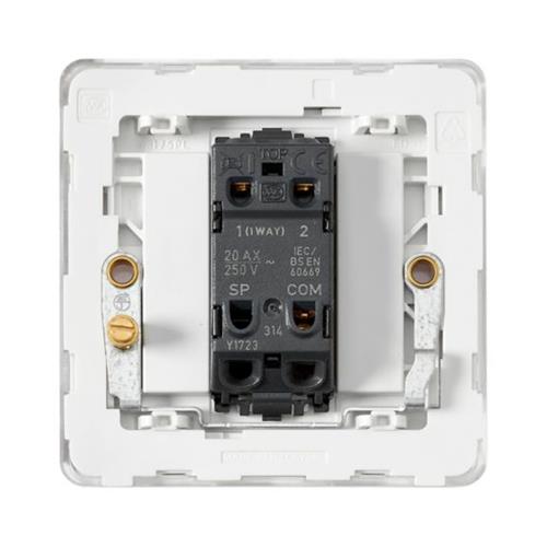 1 GANG SP 2 WAY 20A WIDE ROCKER SWITCH