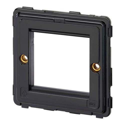 Dimensions Frontplate 2 Module Euro Fram