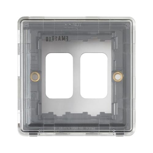 Dimensions Frontplate 2 Module Grid 86x8