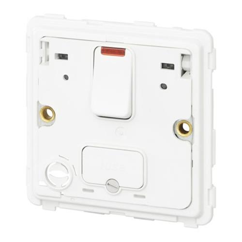 1 GANG 13A DP SW CONN. UNIT + NE + FLX