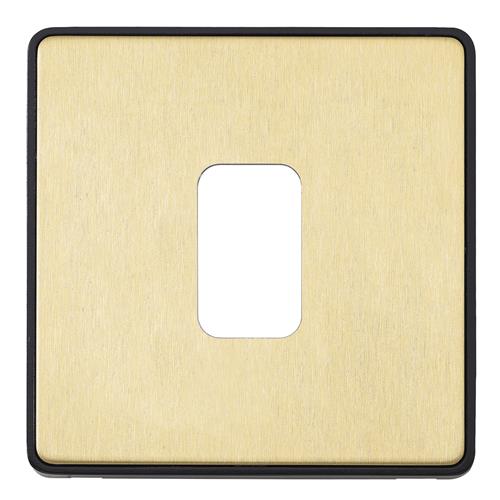 1G SWITCH/1 MOD GRID FRONTPLATE