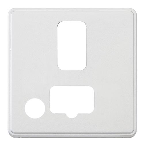 1G 13A CONN UNIT FLEX FRONTPLATE