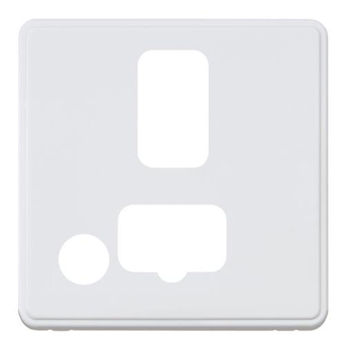 1G 13A CONN UNIT FLEX FRONTPLATE