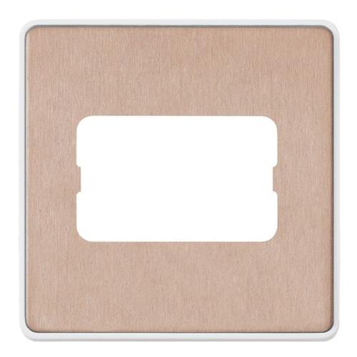 DIM F/PL 1G 10A 3PL SWT WHT TRM BRONZE