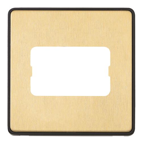 DIM F/PL 1G 10A 3PL SWT BLK TRM SAT BRS