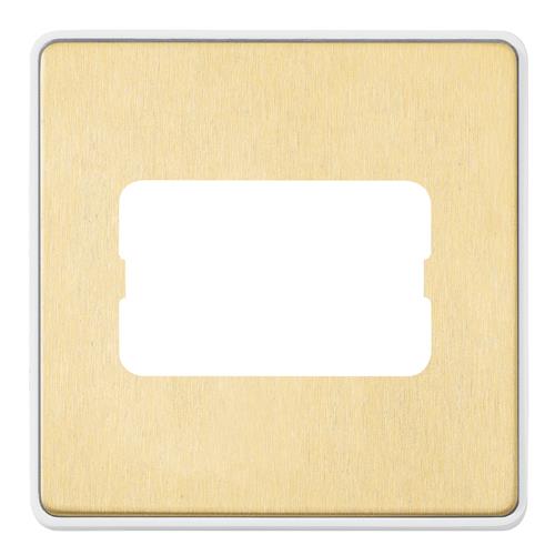 DIM F/PL 1G 10A 3PL SWT WHT TRM SAT BRS