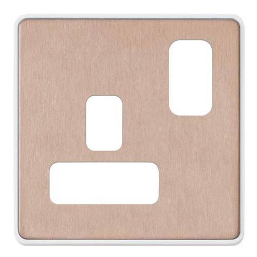 DIM F/PL 1G 13A SWD SOC WHT TR BRONZE