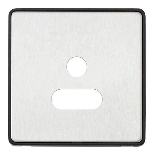 1G 5A ROUND PIN SOCKET FRONTPLATE