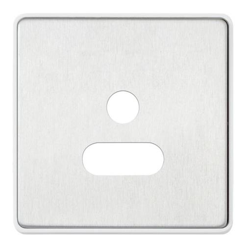 1G 5A ROUND PIN SOCKET FRONTPLATE