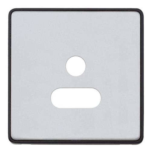 1G 5A ROUND PIN SOCKET FRONTPLATE