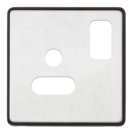 1G 5A ROUND PIN SW SOCKET FRONTPLATE