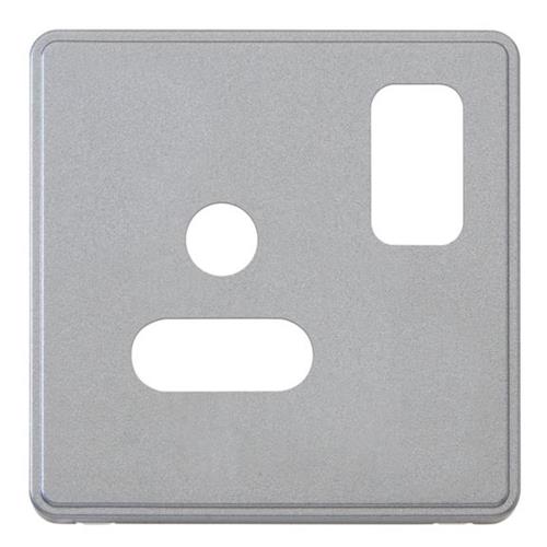 1G 5A ROUND PIN SW SOCKET FRONTPLATE