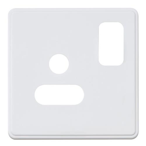 1G 5A ROUND PIN SW SOCKET FRONTPLATE