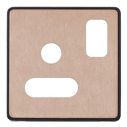 1G 15A ROUND PIN SW SOCKET FRONTPLATE