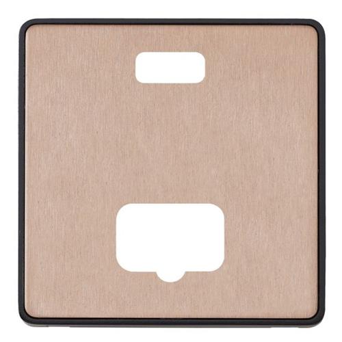 1G 13A CONN UNIT WITH NEON FRONTPLATE