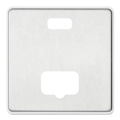 1G 13A CONN UNIT WITH NEON FRONTPLATE