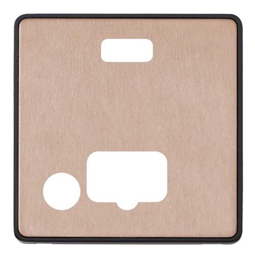 1G 13A CONN UNIT FLEX NEON FRONTPLATE