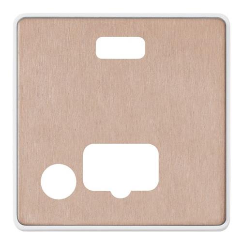 1G 13A CONN UNIT FLEX NEON FRONTPLATE