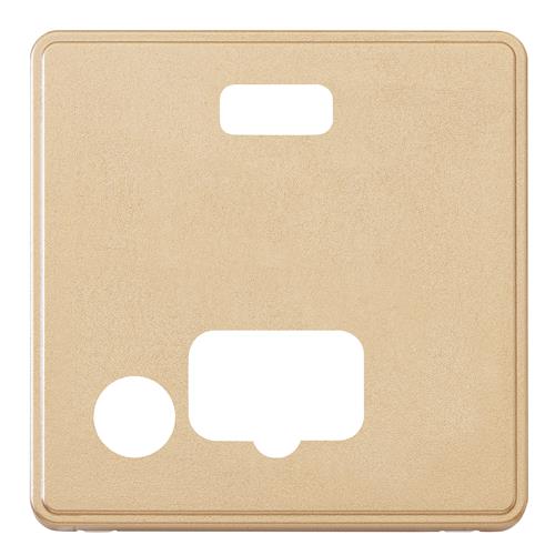 1G 13A CONN UNIT FLEX NEON FRONTPLATE