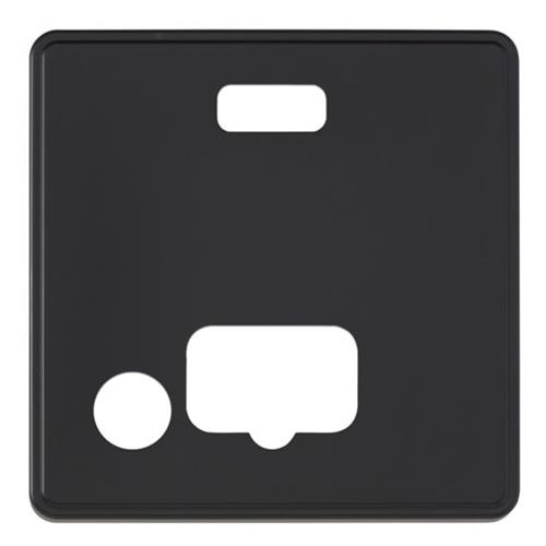 1G 13A CONN UNIT FLEX NEON FRONTPLATE