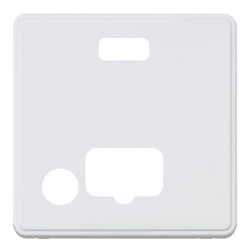 1G 13A CONN UNIT FLEX NEON FRONTPLATE