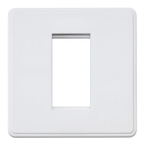 Dimensions Frontplate 1 Module 25x50mm E