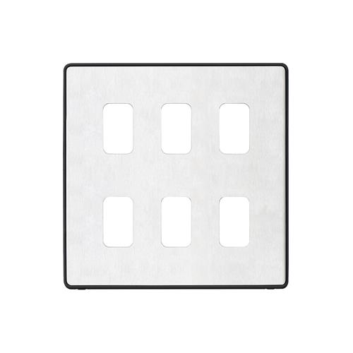 6 MOD GRID FRONTPLATE