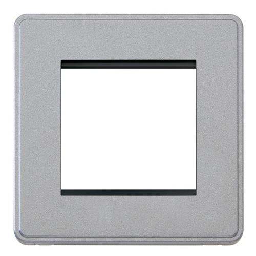 2 MOD 50X50MM EURO FRONTPLATE