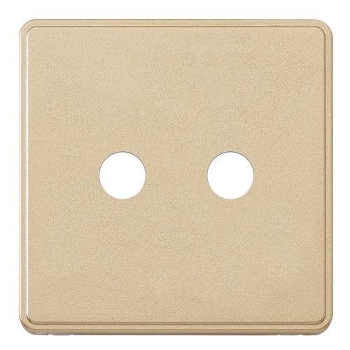 1G DOUBLE DIMMER FRONTPLATE