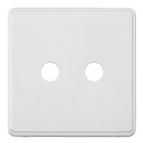 1G DOUBLE DIMMER FRONTPLATE