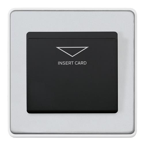 1G 10A KEYCARD SWITCH FRONTPLATE