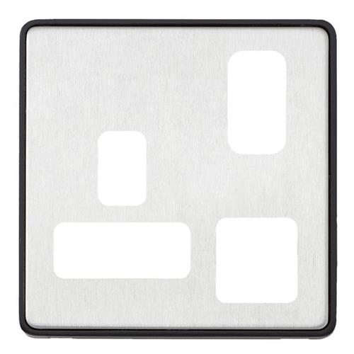 1G DP S/S 2 PORT USB CHARGER FRONTPLATE