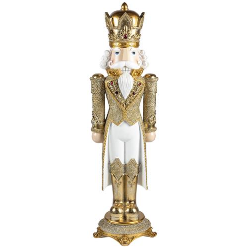 NUTCRACKER KING GOLD POLY 91CM 27,5X25,5
